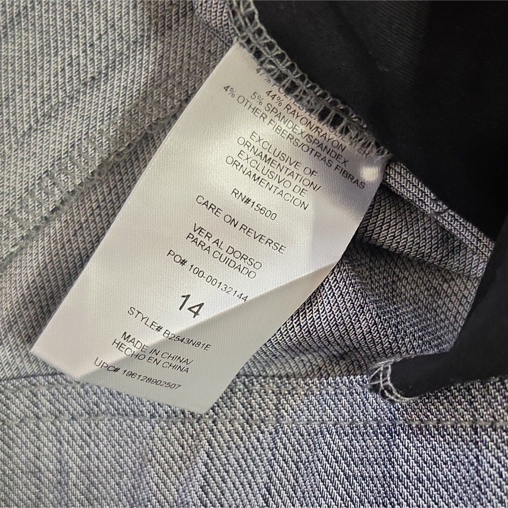 Democracy "Ab"solution Size 14 Grey Pants - Picture 4 of 6